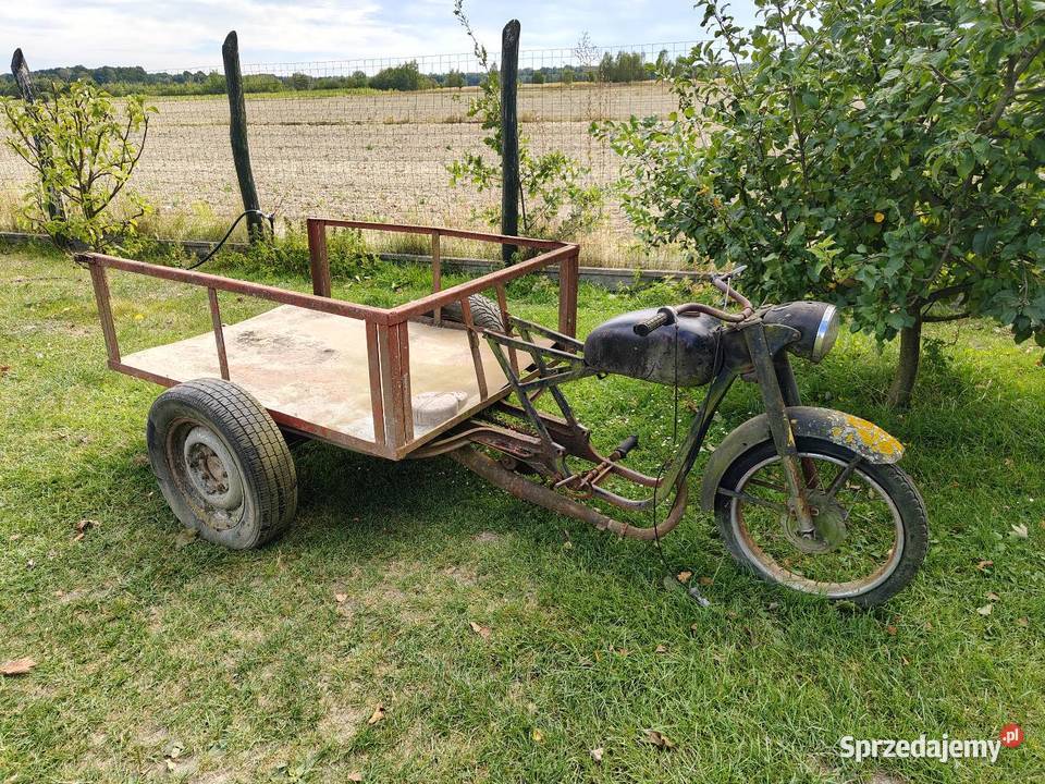 Trójkołowiec trajka wsk 125 kompletna Lelów