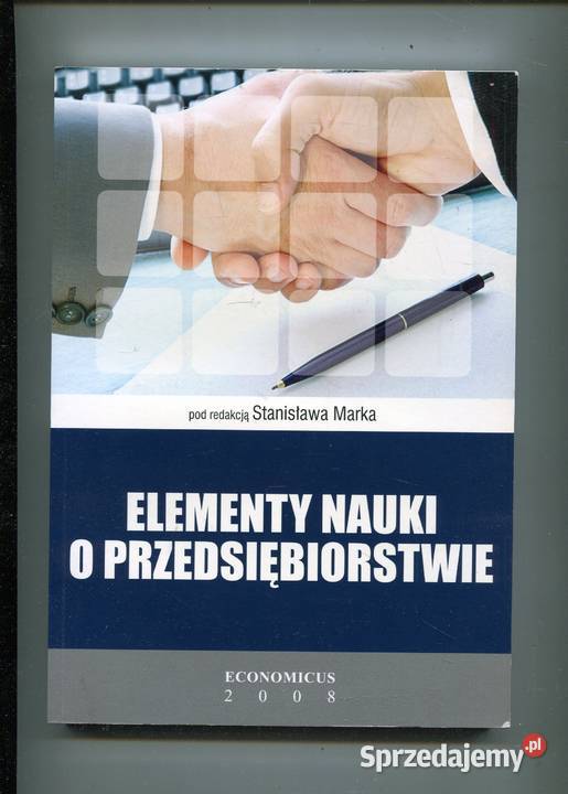 Elementy nauki o przedsiębiorstwie Marek red zachodniopomorskie Szczecin