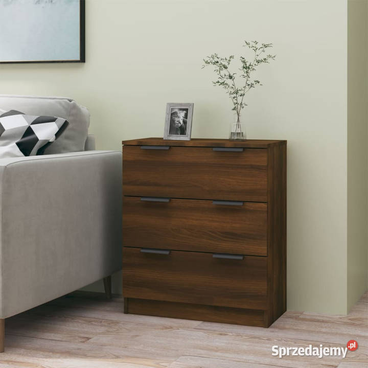 Komoda brązowy dąb 60x30x70 materiał Warszawa