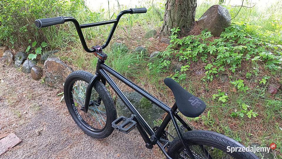 Profesjonalny Czarny Rower Młodzieżowy Bmx Blank Wołów