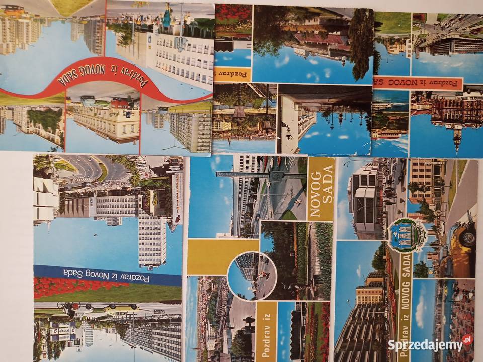 POCZTÓWKI Pozdrowienia z NOVOG SADA ZESTAW 39 Pocztówki i karty telefoniczne Szczecinek sprzedam