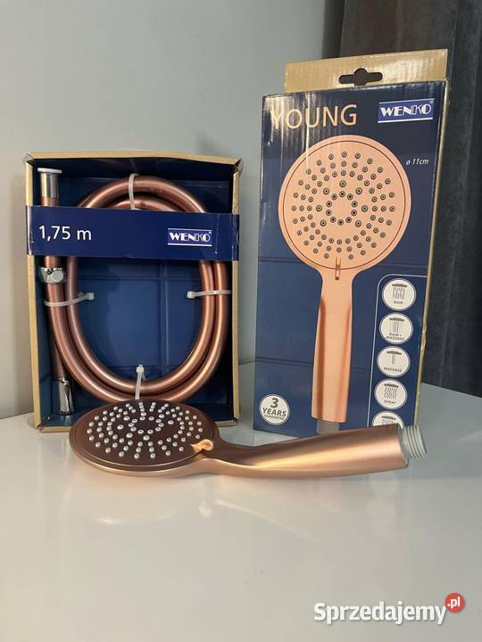 Słuchawka prysznicowa Young Line kolor miedziany