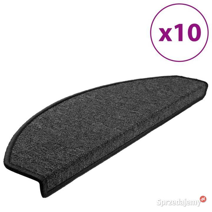 vidaXL Maty na schody 10 65x24x4 Antracytowe Warszawa
