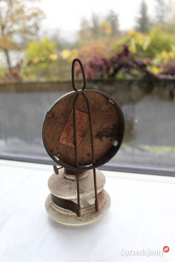 Stara Lampa Naftowa Z Lustrem Kaganek Domowa 5 Bielsko-Biała