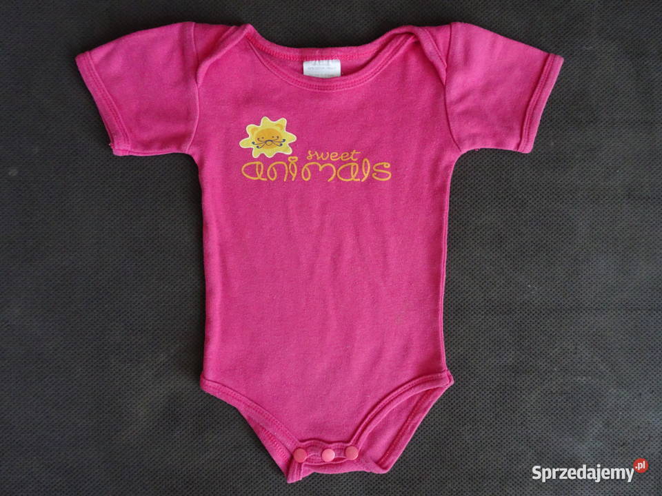 Różowe body dziewczęce rozmiar 62 Warszawa