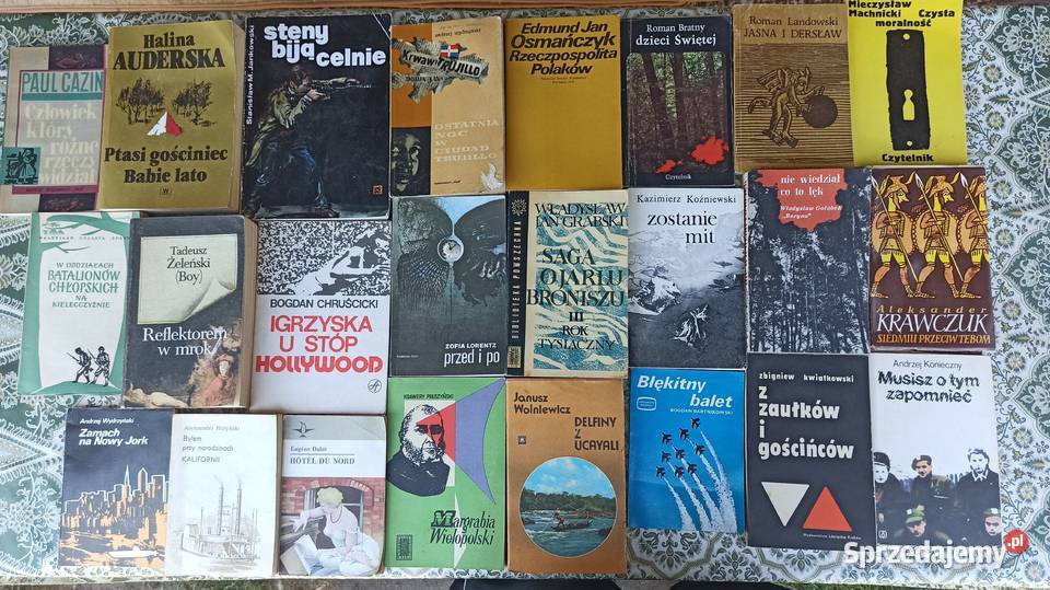 Książki z lat 5080 różna tematyka duża ilość łódzkie Wieluń