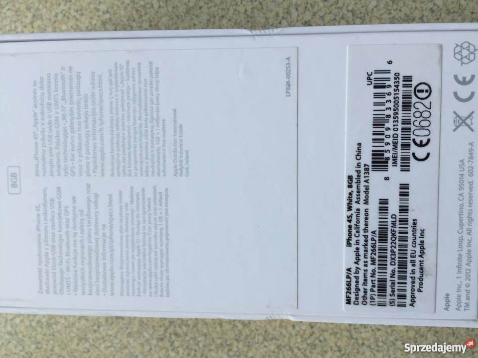Oryginał Gwarancja iPhone 4s Biały z Sieci Tarnów