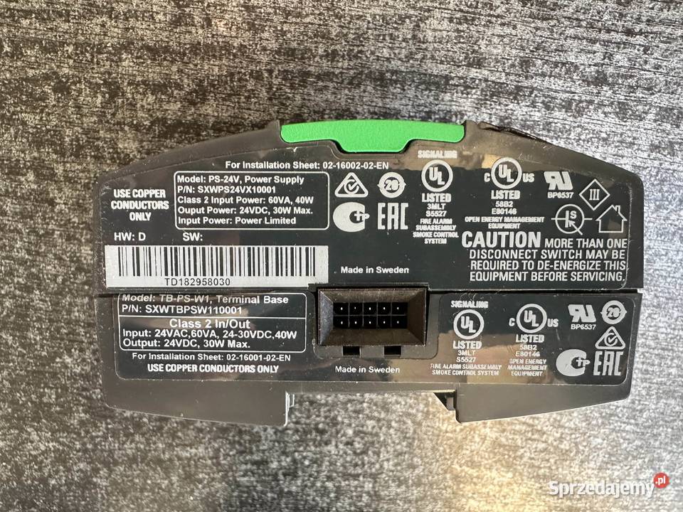 Zasilacz 24V Schneider SXWPS24VX10001 Pozostałe Łódź sprzedam