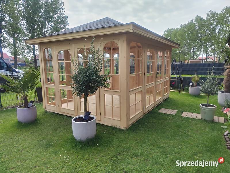 Altana 32 altanka 4x3 oszklona drzwi Parzymiechy