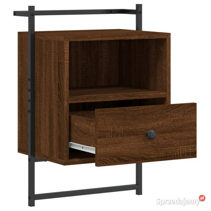 Szafka nocna wisząca brązowy dąb 40x30x61 Nocne mazowieckie Warszawa