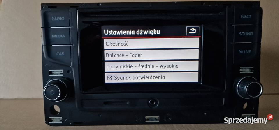 VW GOLF VII RADIO NAWIGACJA 510035867 Nawigacje fabryczne Trzciel