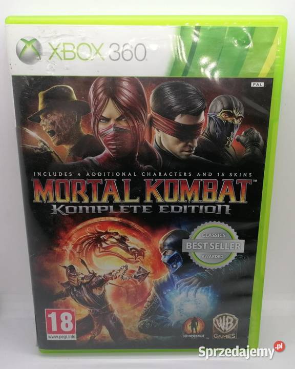 Gra Mortal Kombat Komplete Edition Xbox 360 Elbląg sprzedam