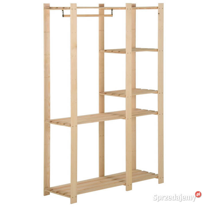 Wieszak na ubrania 110x38x170 lite drewno mazowieckie Warszawa