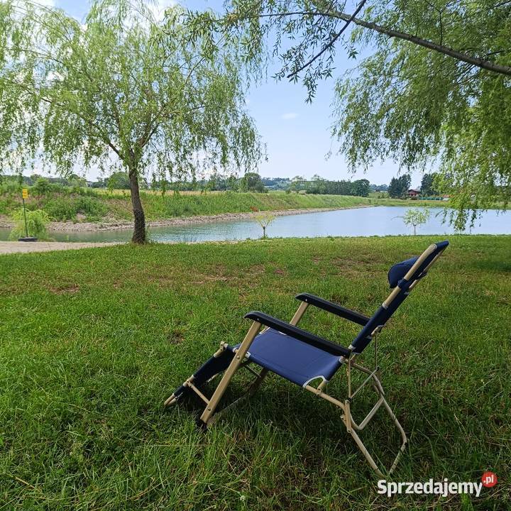 Leżak plażowy ogrodowy elden arta 3 pozycyjny wielkopolskie