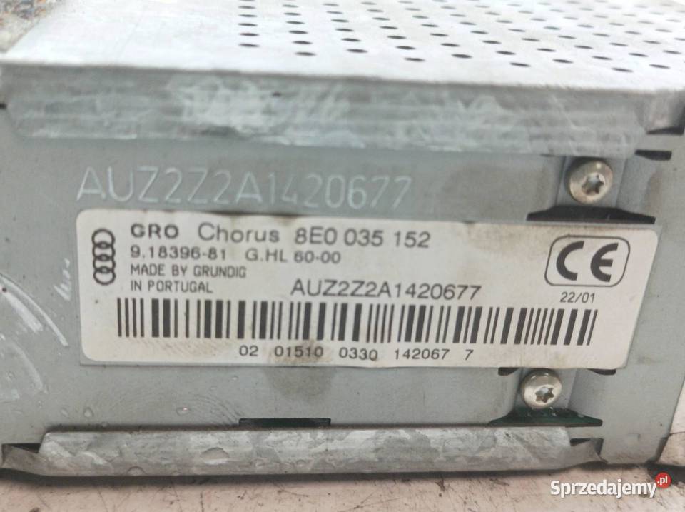 RADIO CHORUS 8E0035152 Audi A4 II 20002006 B6