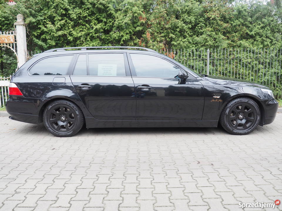 BMW bezposrednio 530d czarno czarna manual od pasjonata