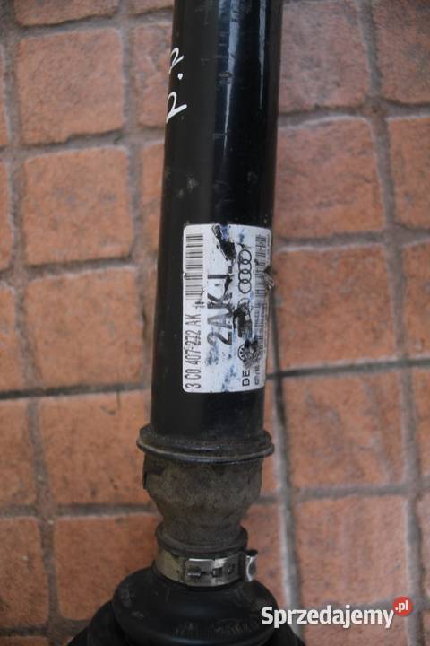 PÓŁOŚ PRAWA PRZEDNIA AUTOMAT VW PASSAT B6 20 TDI