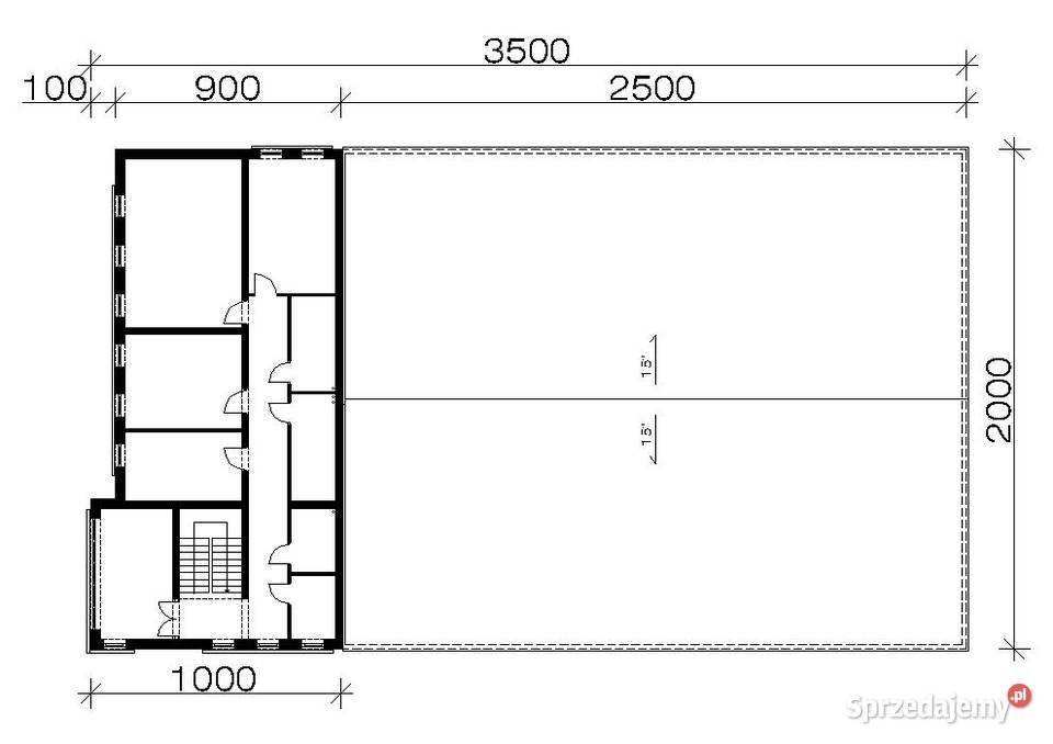 Projekt Hali z biurem HF 2030 małopolskie Kraków sprzedam