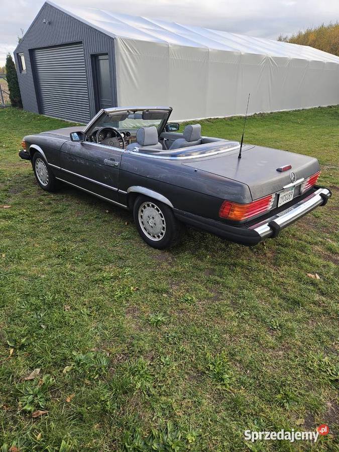 Mercedes 560sl r107 4 osobowy 5500cm3 łódzkie Krajanka