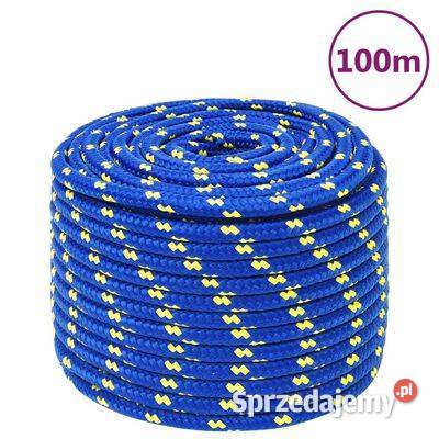 vidaXL Linka żeglarska niebieska 14 mm 100 m Budowa Warszawa sprzedam