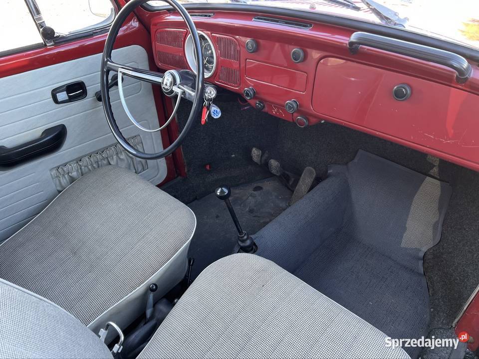 VW Garbus 1300 Royal Red 1970 czerwony dolnośląskie Wrocław