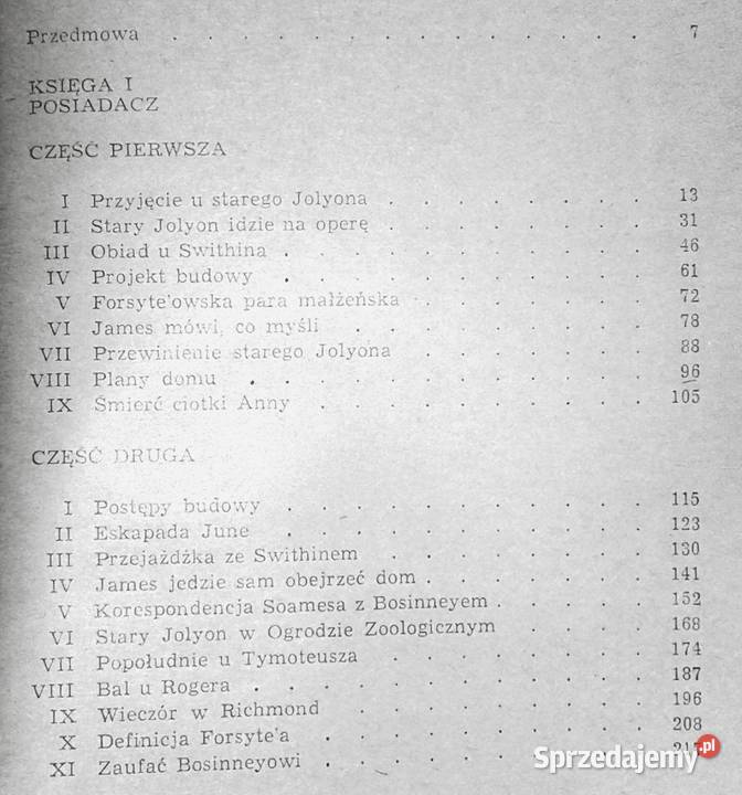 Saga rodu Forsyteów Tom 123 John Galsworthy Pozostałe Chełm sprzedam