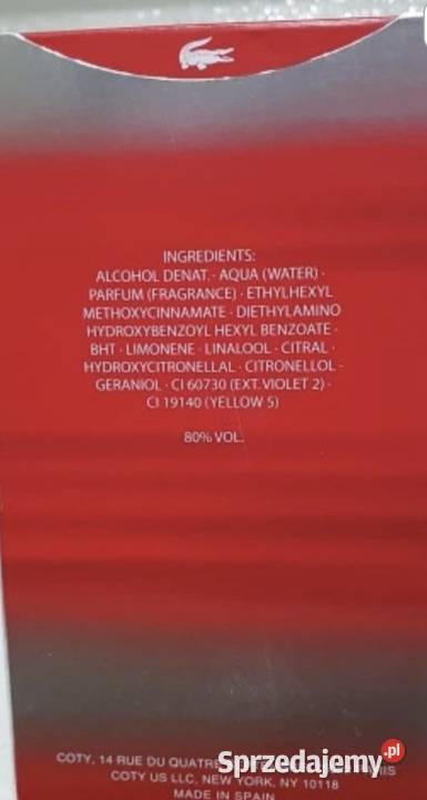 Lacoste Red Style In Play edt 125 ml Kołaczyce