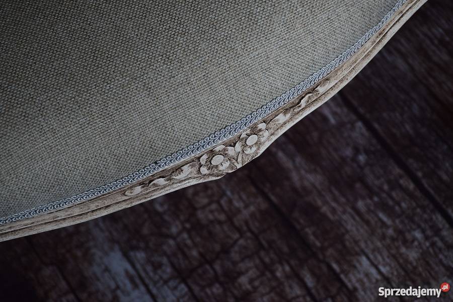 Fotel shabby chic ludwik unikat prowansja wielkopolskie Piła