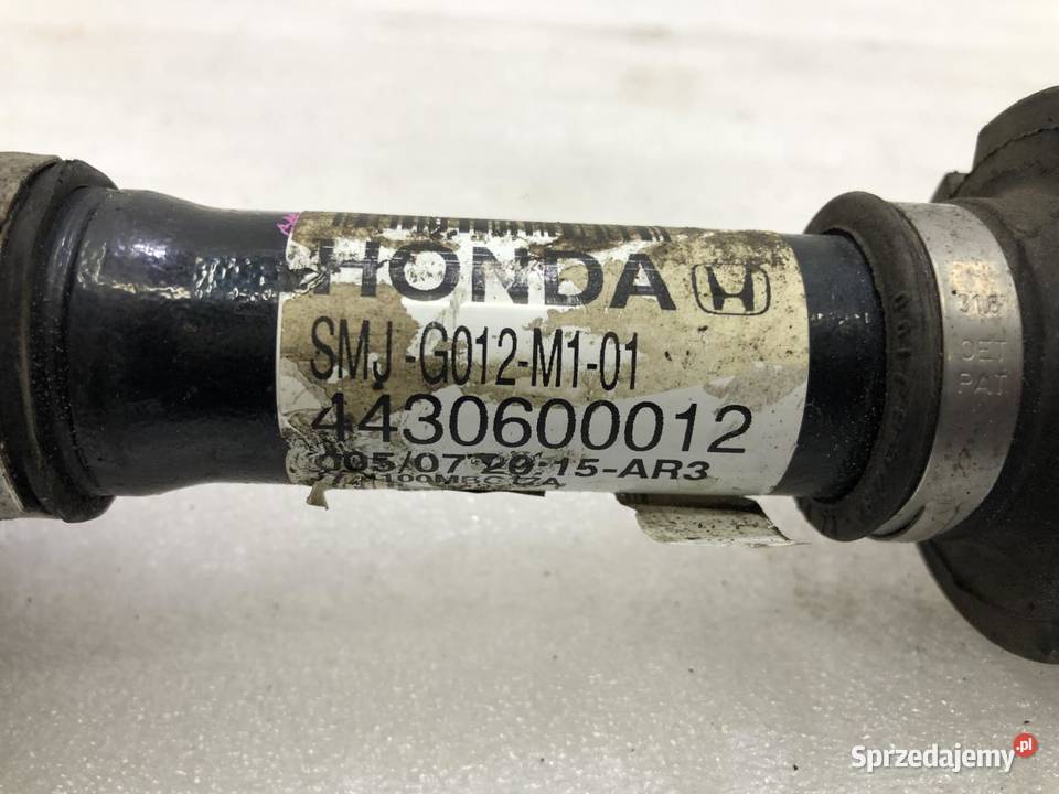 PÓŁOŚ LEWY PRZÓD 4430600012 HONDA CIVIC VII 22 sprzedam