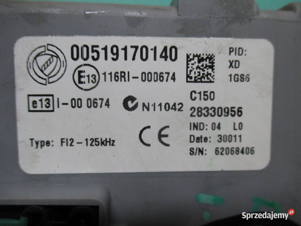 DOBLO II COMBO D 13 MULTIJET 12r moduł BSI osobowe