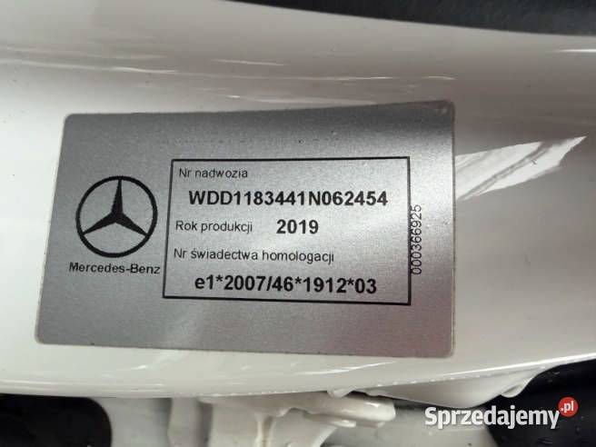 MERCEDESBENZ CLA220 2019 199100 ccm 190 nieuszkodzony Warszawa