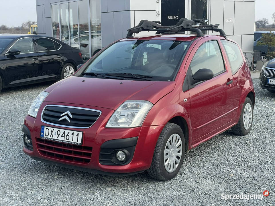 Citroen C2 11 60 2009r klima bagażnik na rowery C2 dolnośląskie Wojkowice