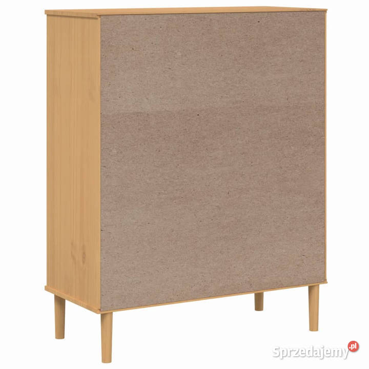 Szafka SENJA imitacja rattanu brązowa 90x40x112 Warszawa