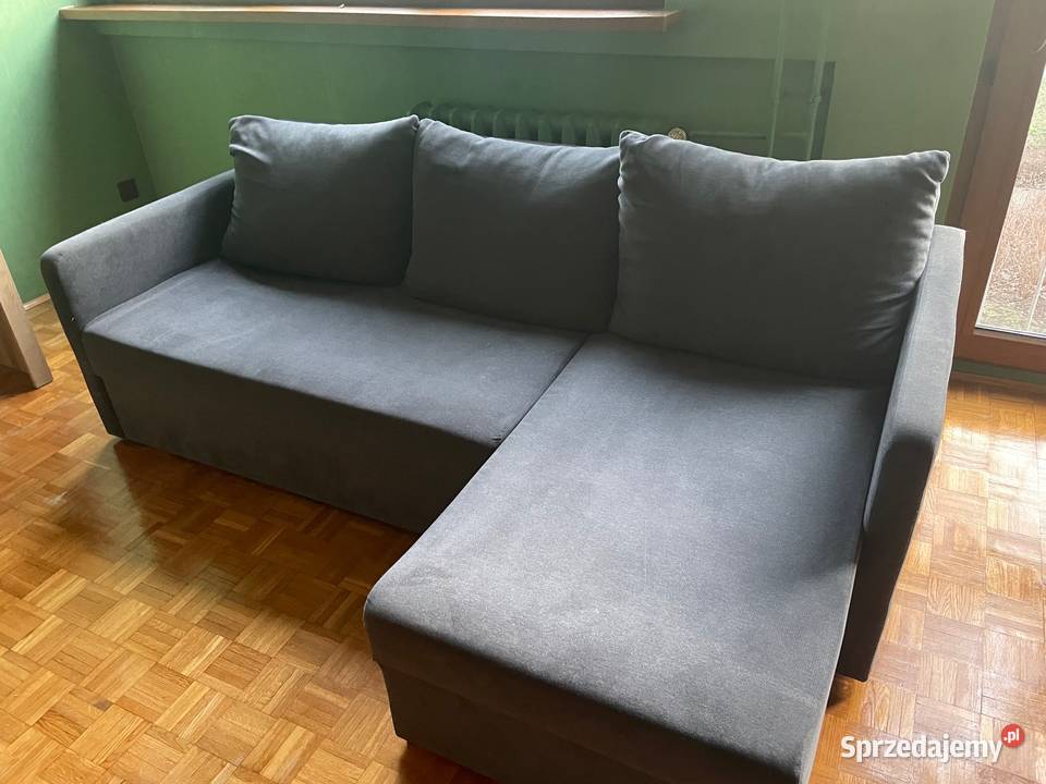 Nieduży szary narożnik stan tanio Wrocław Narożniki dolnośląskie