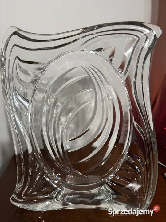 Szkło ozdobne szlifowane ramka antyk pamiątka z Częstochowa sprzedam