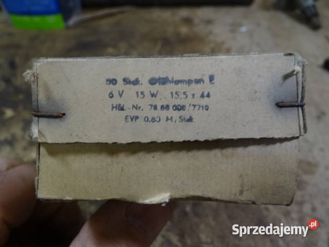 50x Żarówki 6v 15w paluszki MZ AWO IFA Simson Żary