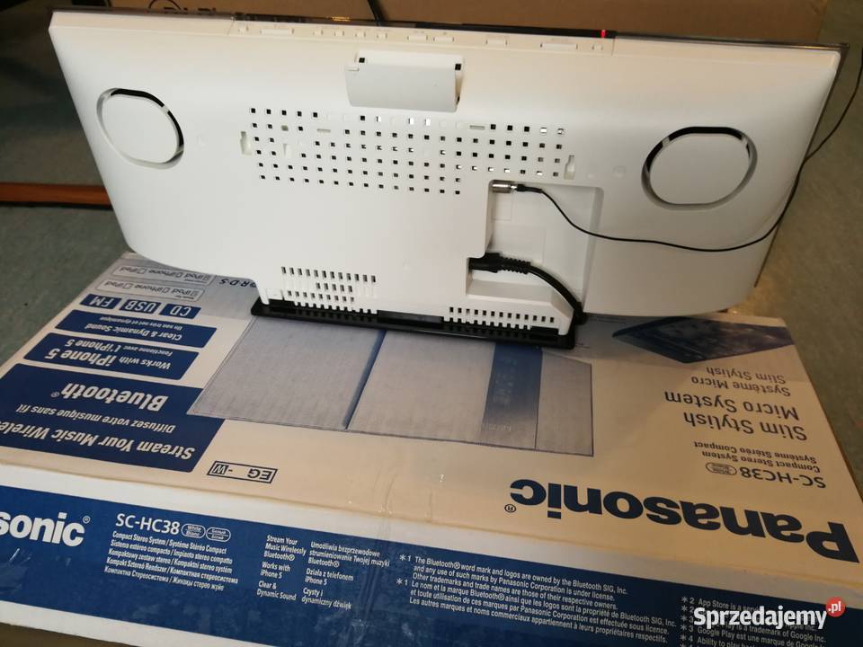 Wieza Panasonic schc38 usb bluetooth Fm Dab 40w Szczecin