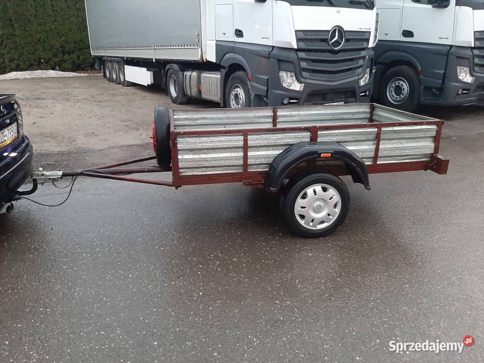 Przyczepka samochodowa zarejstrowana Sam