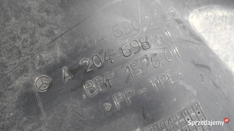 MERCEDES W204 07r nadkole lewy przód część tylna