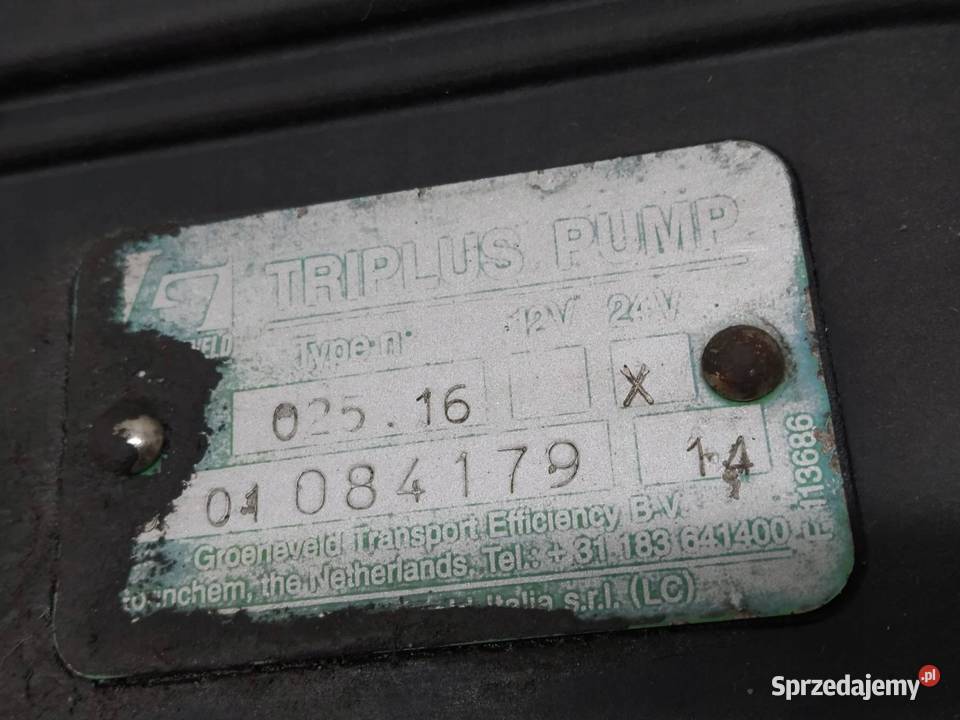 POMPA OLEJU TRIPLUS PUMP 02516 X Dennis Eagle osobowe sprzedam