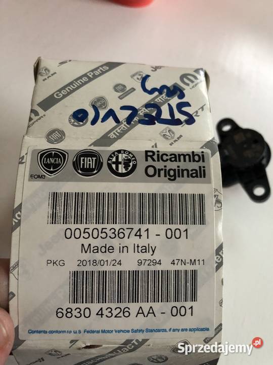 Czujnik poduszki fiat jeep alfa 50536741 Kozy