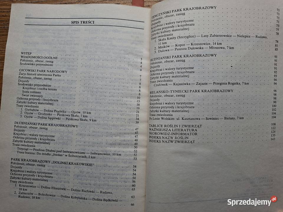 Zespół Jurajskich Parków Krajobrazowych Ojcowski Rok wydania 1990 Kultura i Rozrywka Kraków