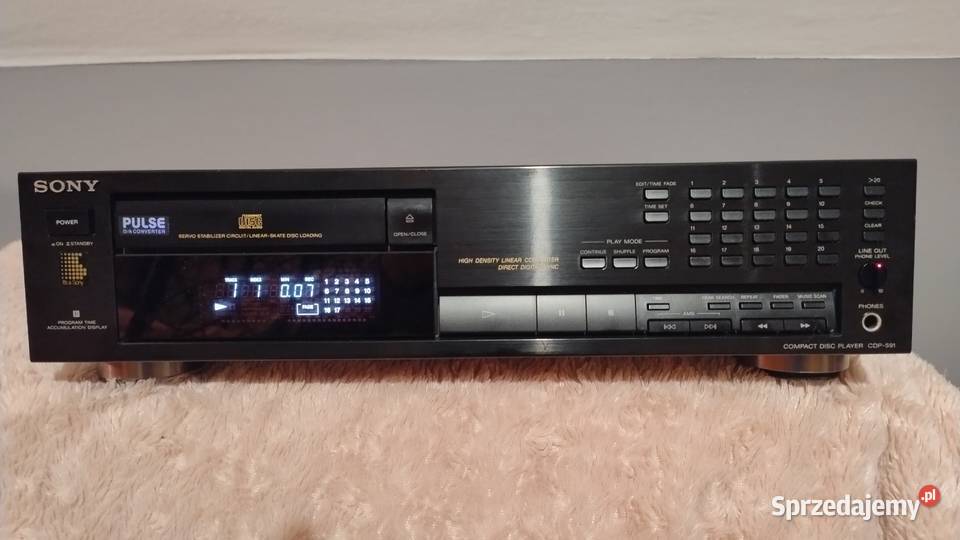 Odtwarzacz CD Sony cdp 591 Trzebuska