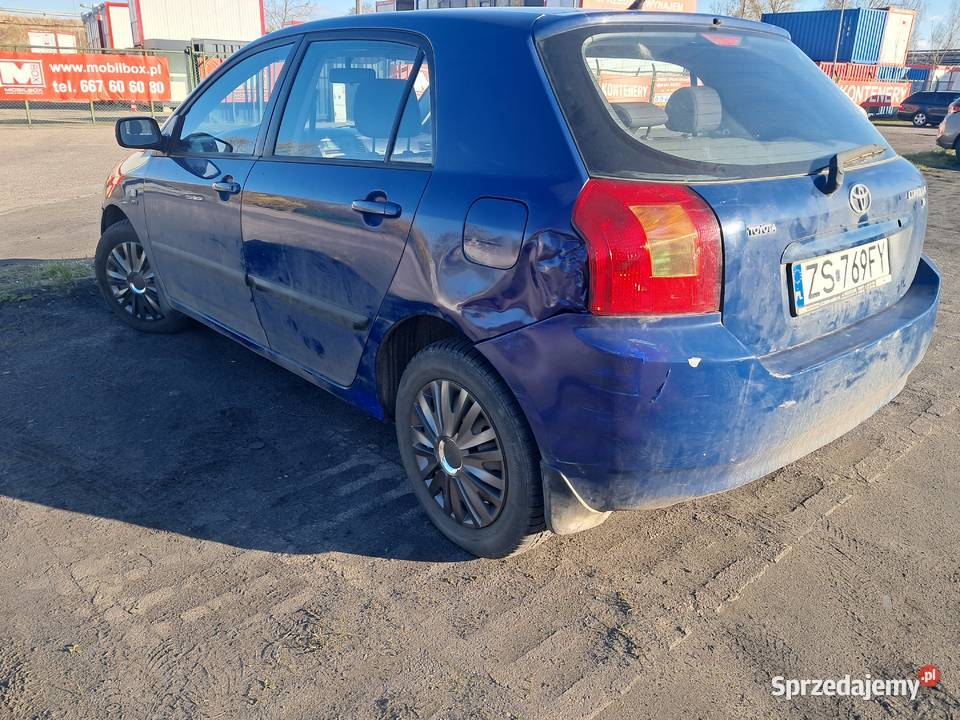 Toyota Corolla Zarejestrowana Na Afryke nieuszkodzony Szczecin sprzedam