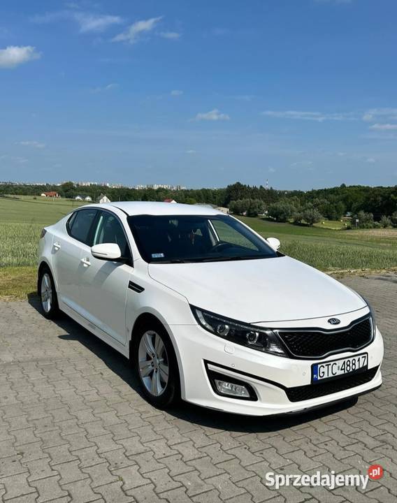 KIA Optima 17 CRDi 136 2014r 6 bieg manual 270 biały Samochody osobowe