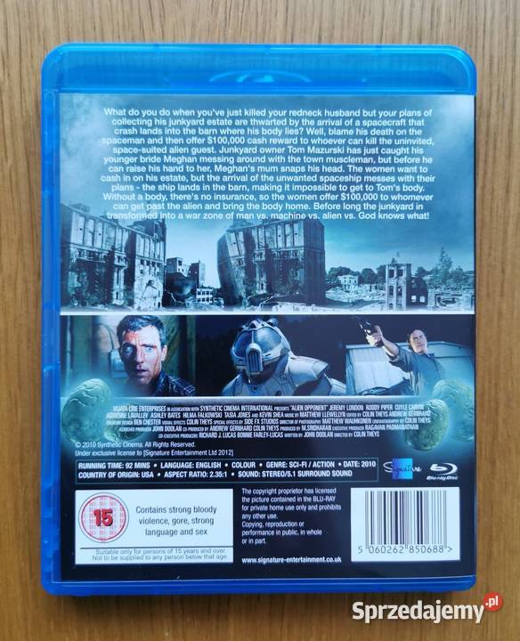 Alien Infiltration Alien Opponent Bluray En 2010 Filmy Parzęczew