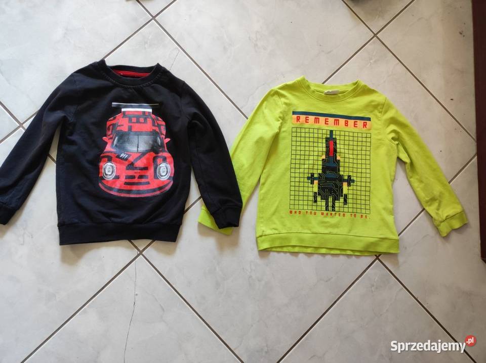 2 sztuki bluza tshirt chłopca koszulka rakieta świętokrzyskie