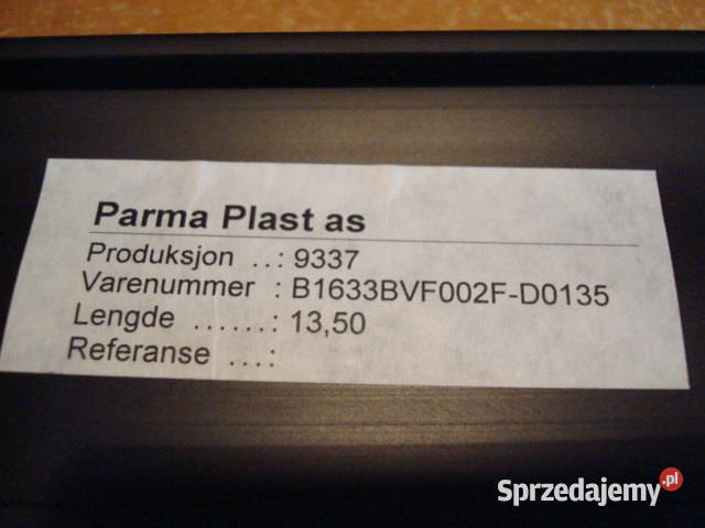 PARMA PLAST PROFIL pvc Poręba