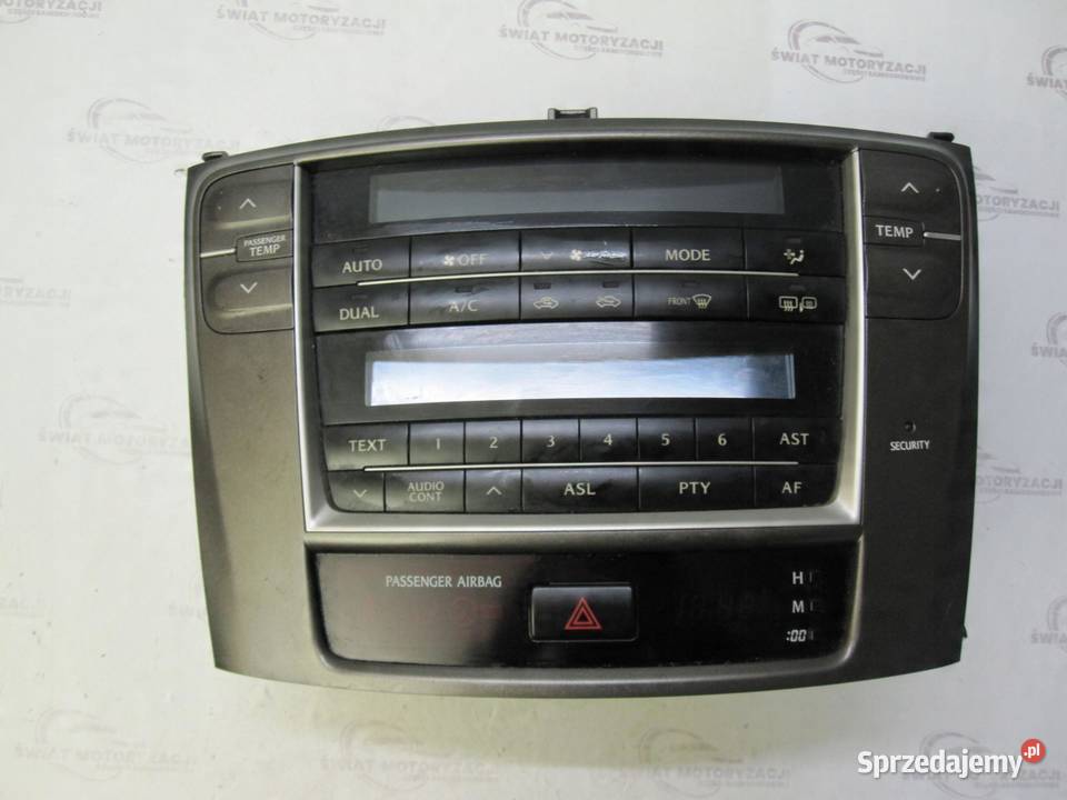 LEXUS IS II 08r panel radia klimatyzacji 758950 osobowe