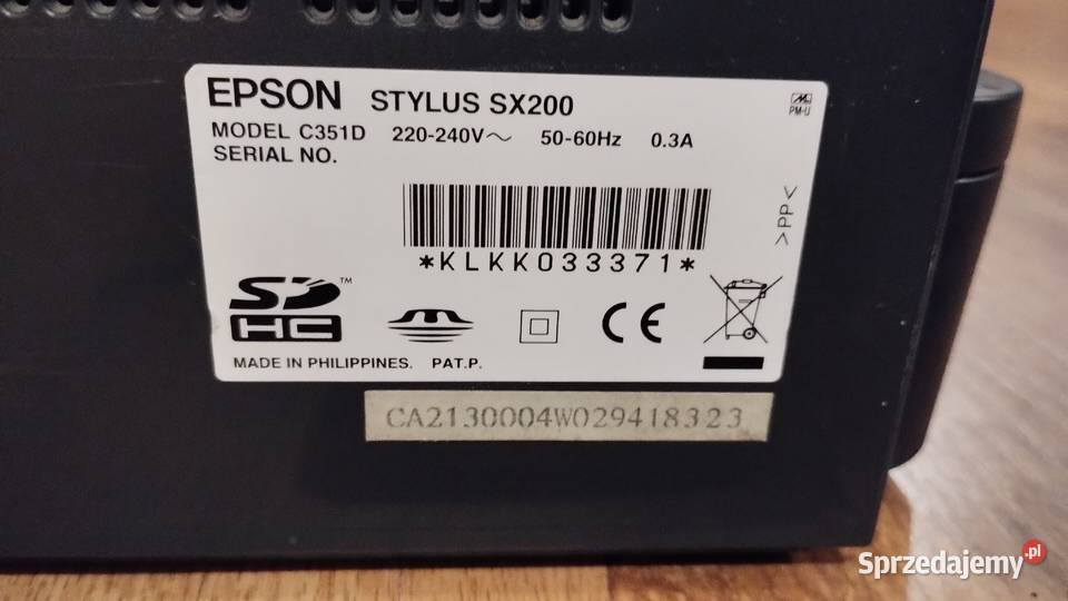 Urządzenie wielofunkcyjne Epson sx200 wielkopolskie Poznań sprzedam